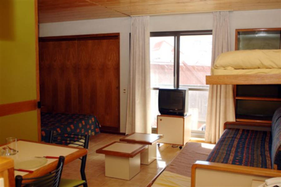 Living cocina departamento Delphos Apart